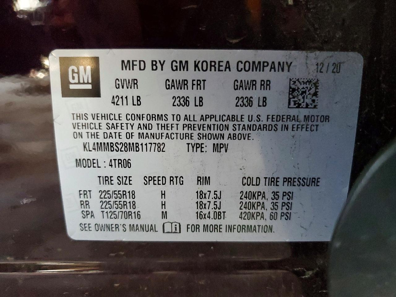 2021 BUICK ENCORE