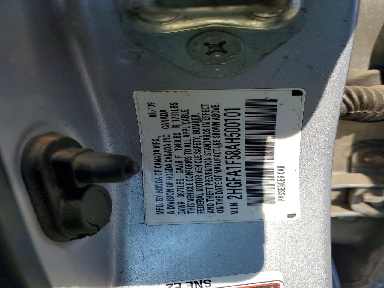 2010 HONDA CIVIC
