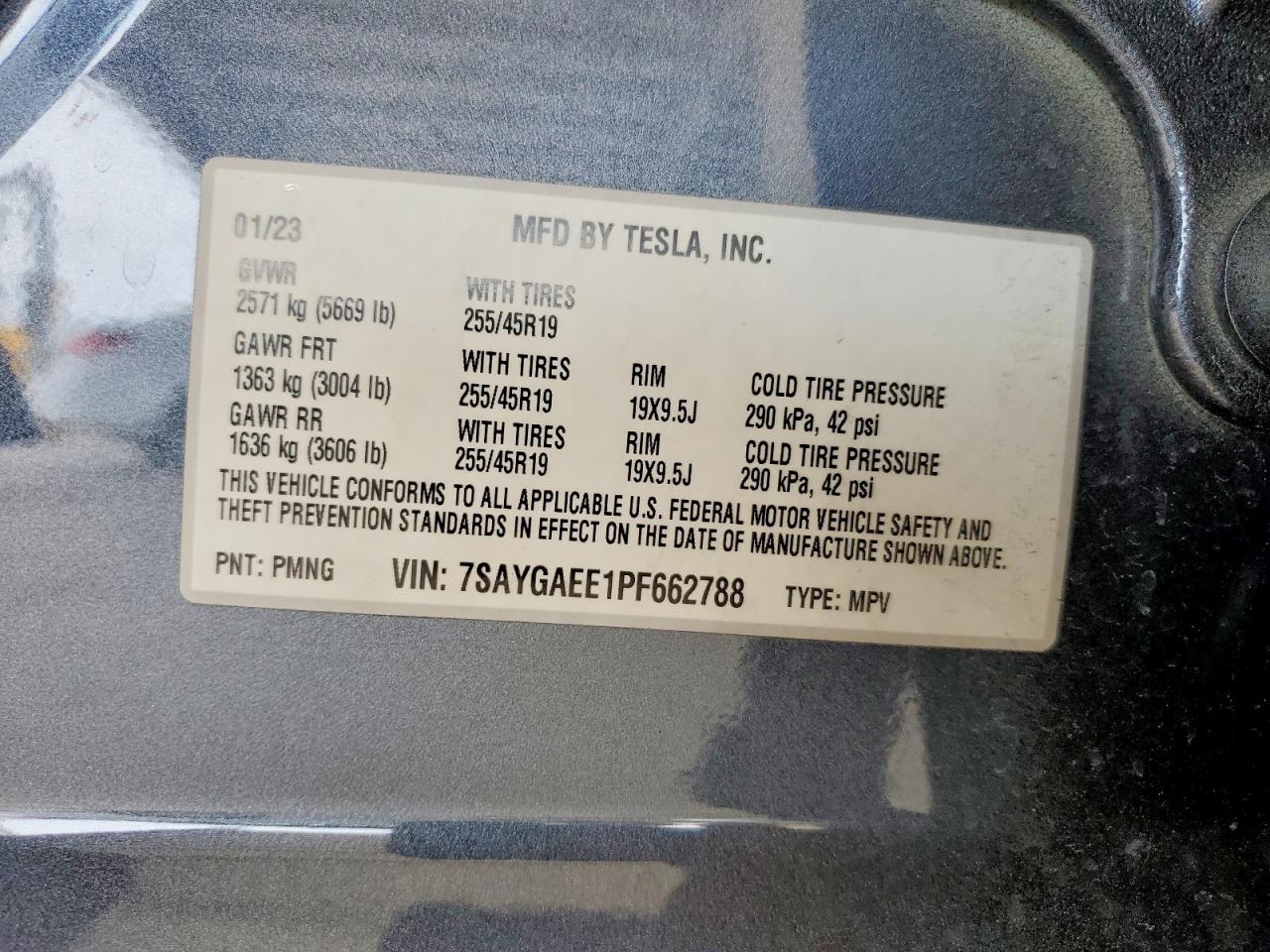 2023 TESLA MODEL Y