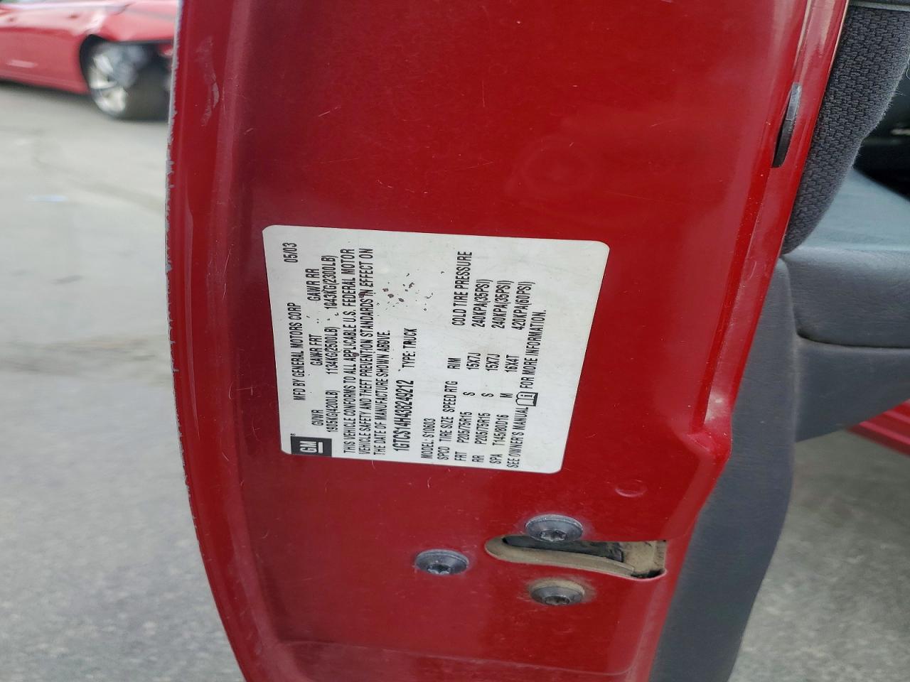 2003 GMC SONOMA