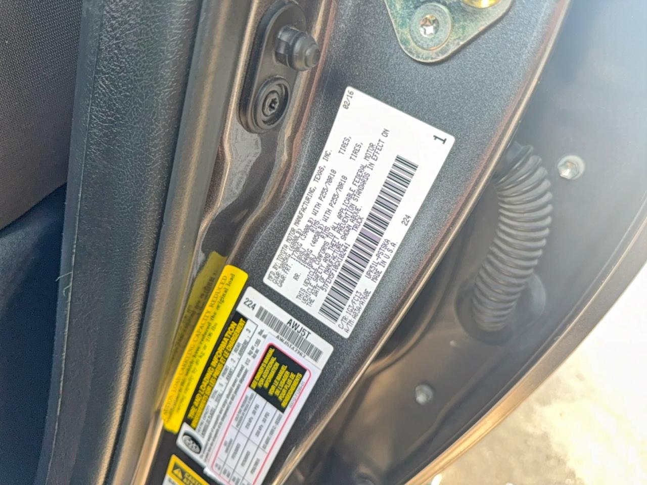 2016 TOYOTA TUNDRA