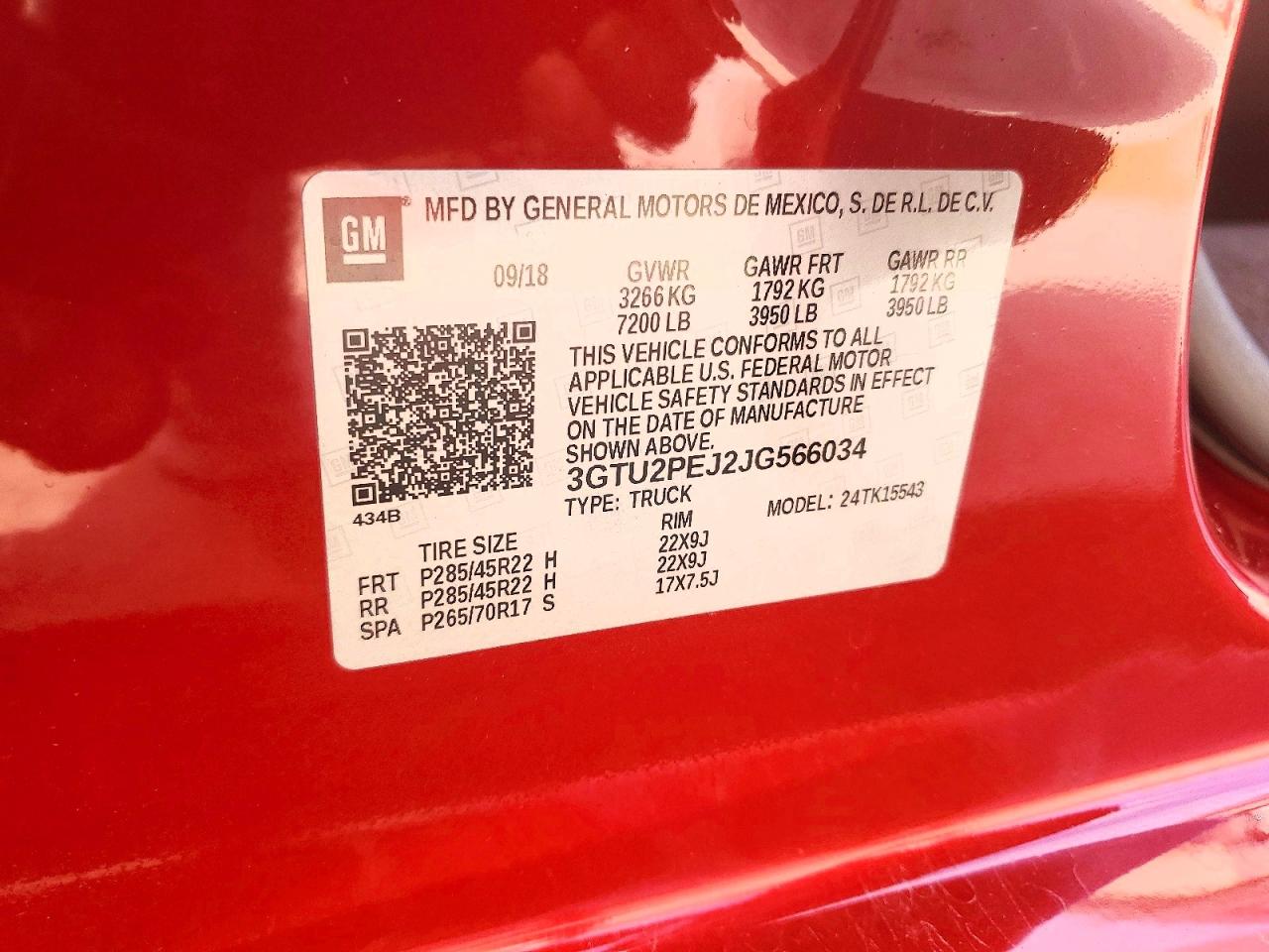 2018 GMC SIERRA