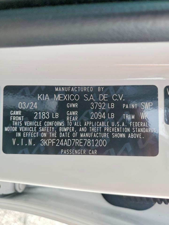 2024 KIA FORTE