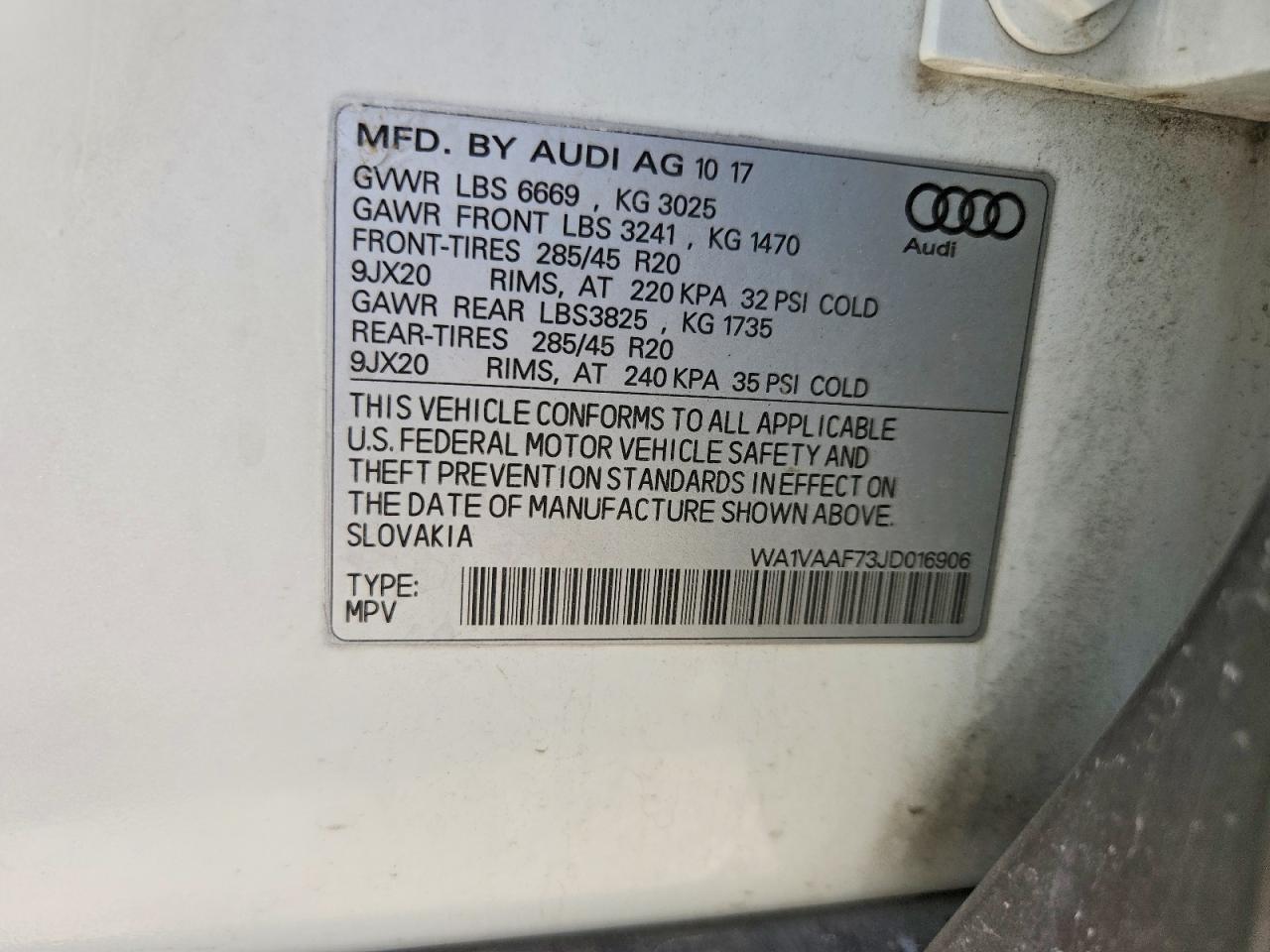2018 AUDI Q7