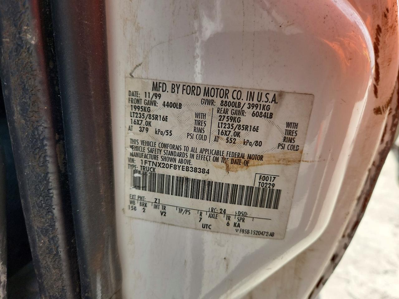 2000 FORD F250