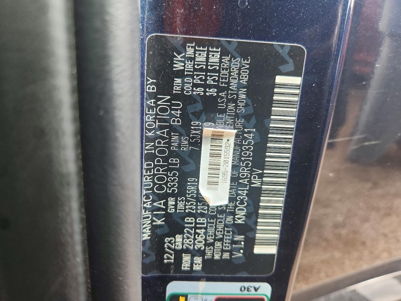 2024 KIA ALL OTHER