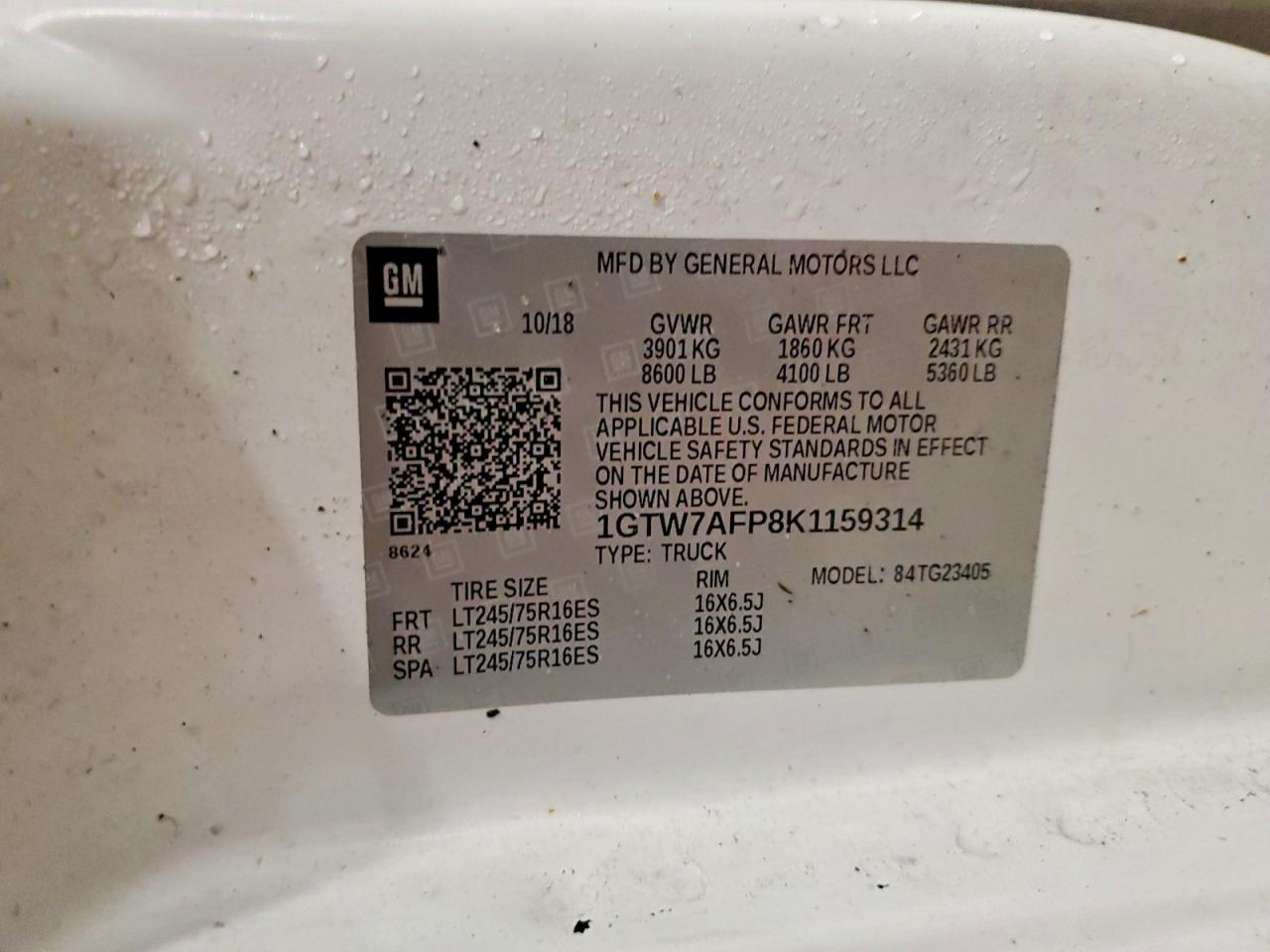 2019 GMC SAVANA