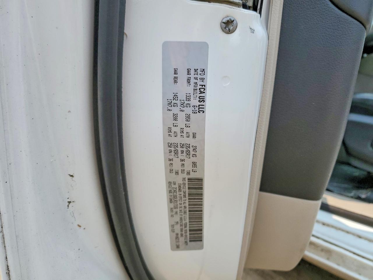 2018 CHRYSLER PACIFICA