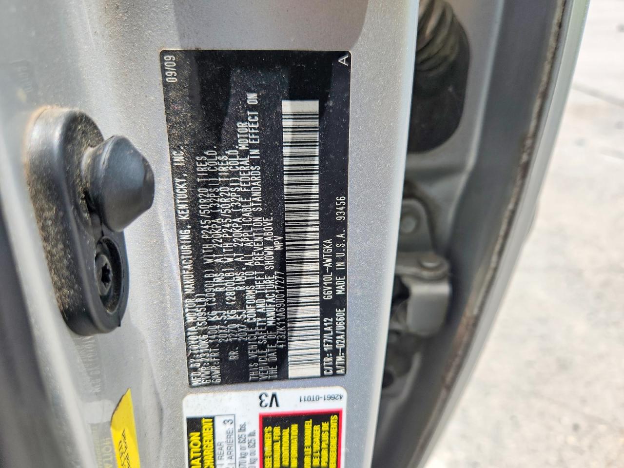2009 TOYOTA VENZA