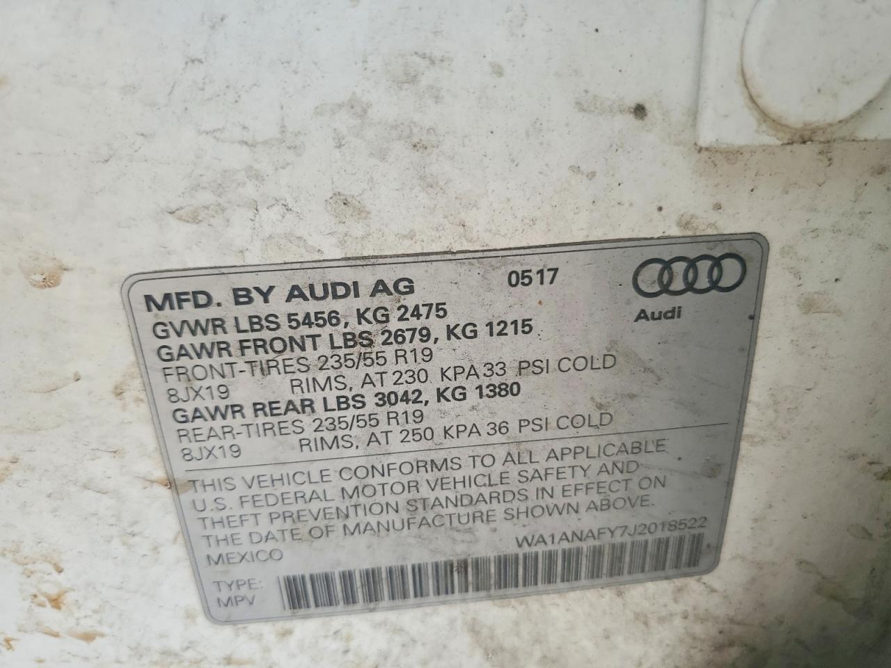 2018 AUDI Q5