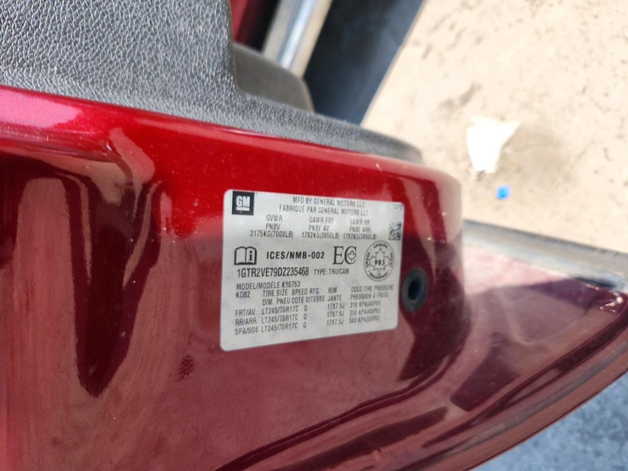 2013 GMC SIERRA