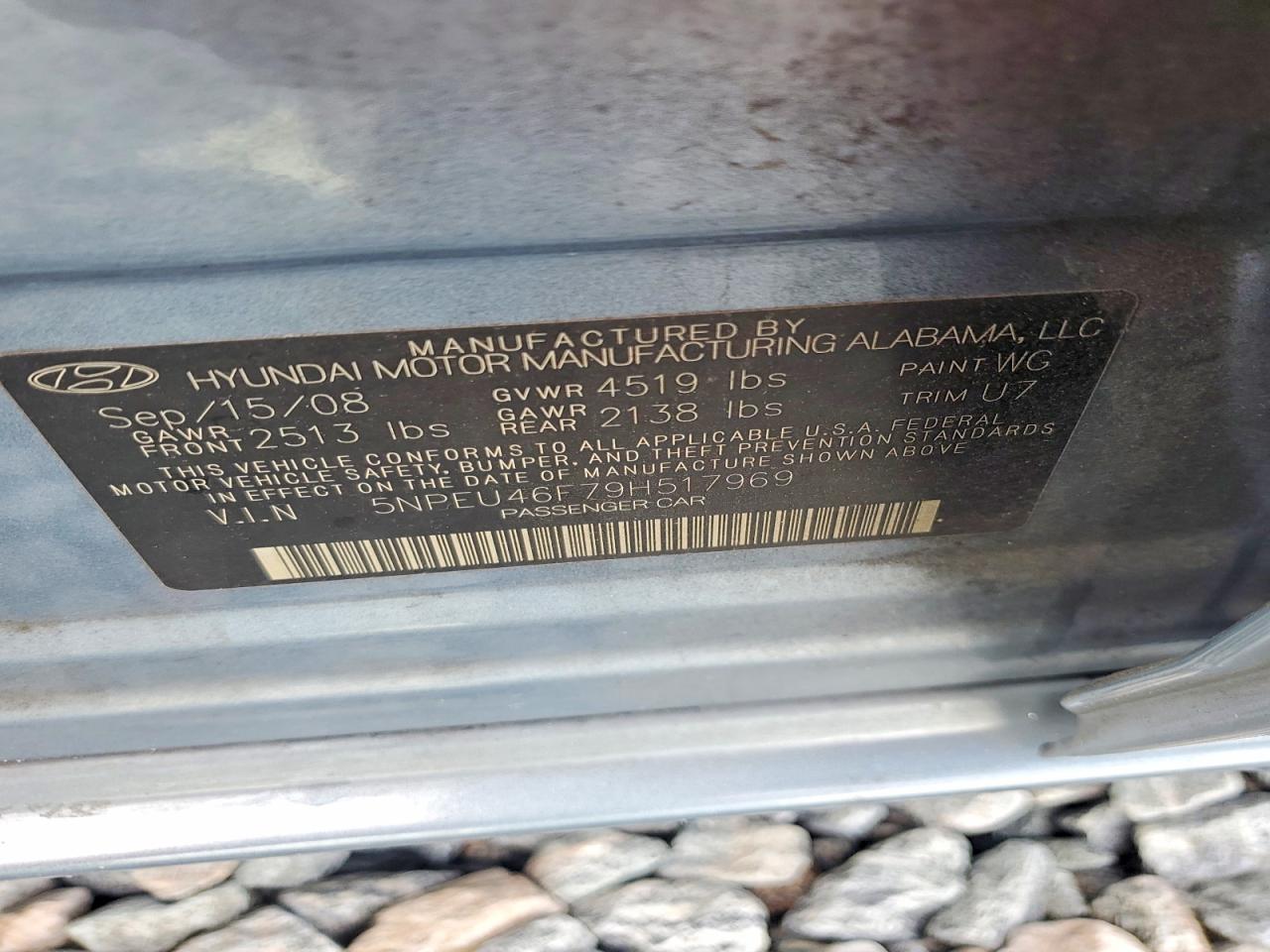2009 HYUNDAI SONATA