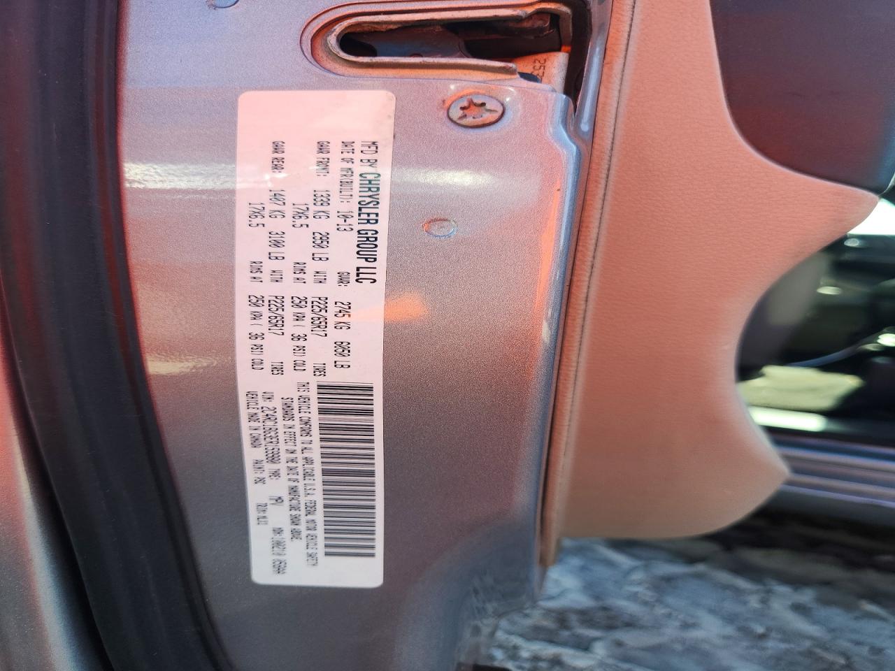2014 CHRYSLER MINIVAN