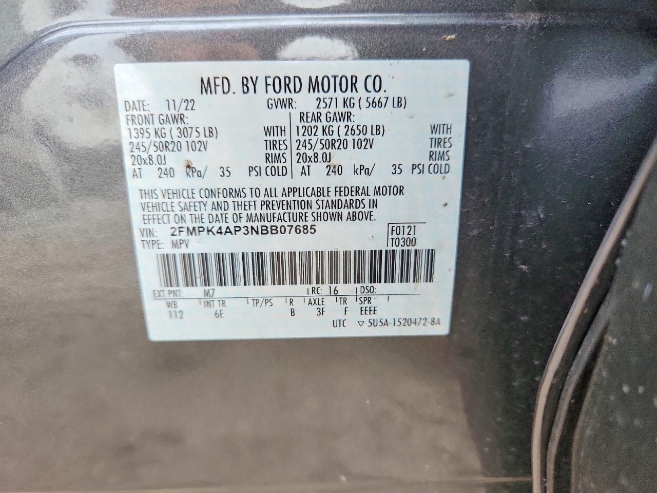 2022 FORD EDGE