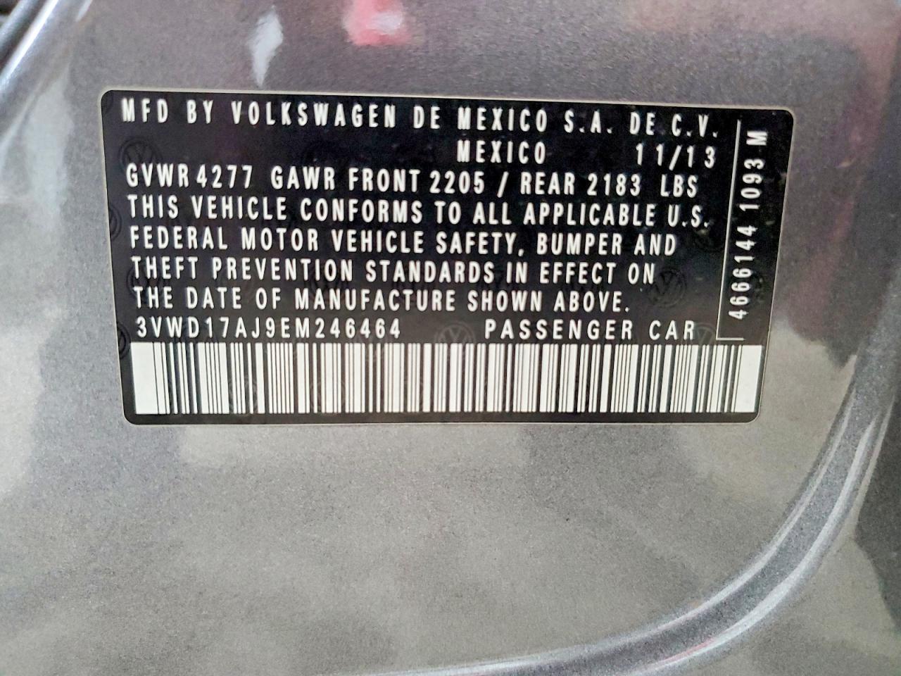 2014 VOLKSWAGEN JETTA