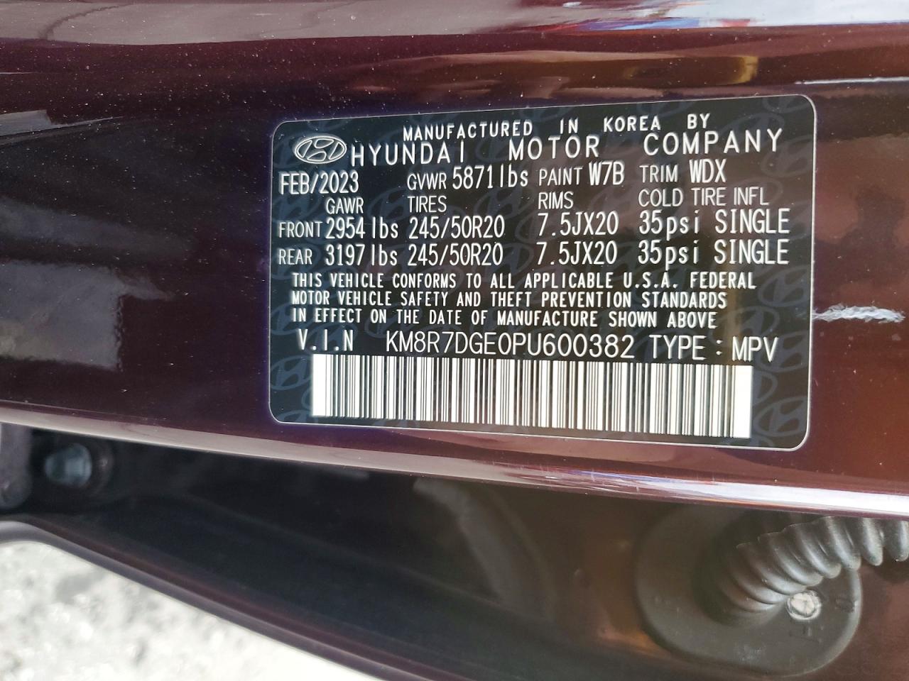 2023 HYUNDAI PALISADE