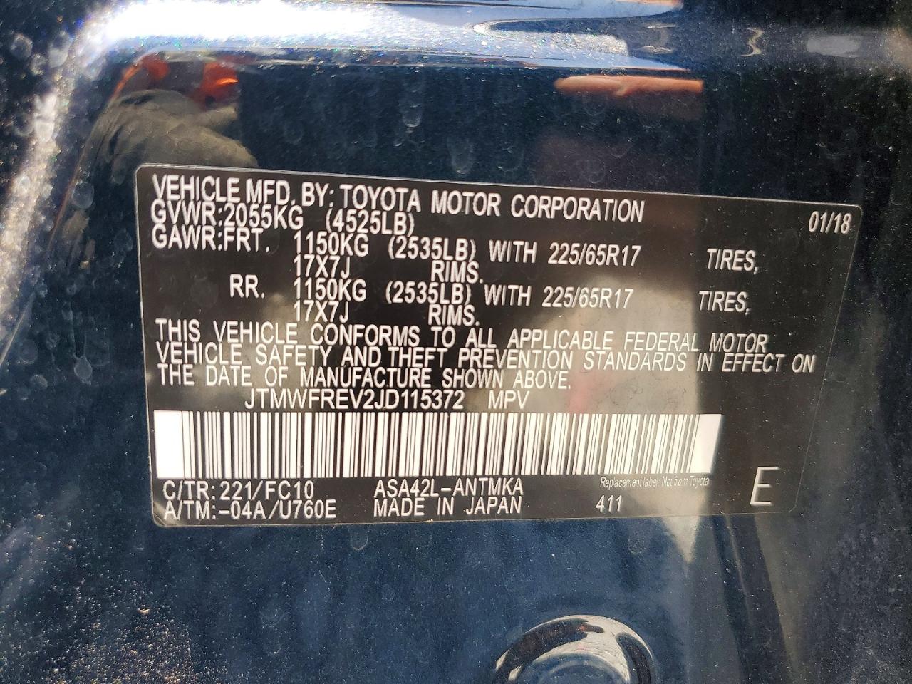 2018 TOYOTA RAV4