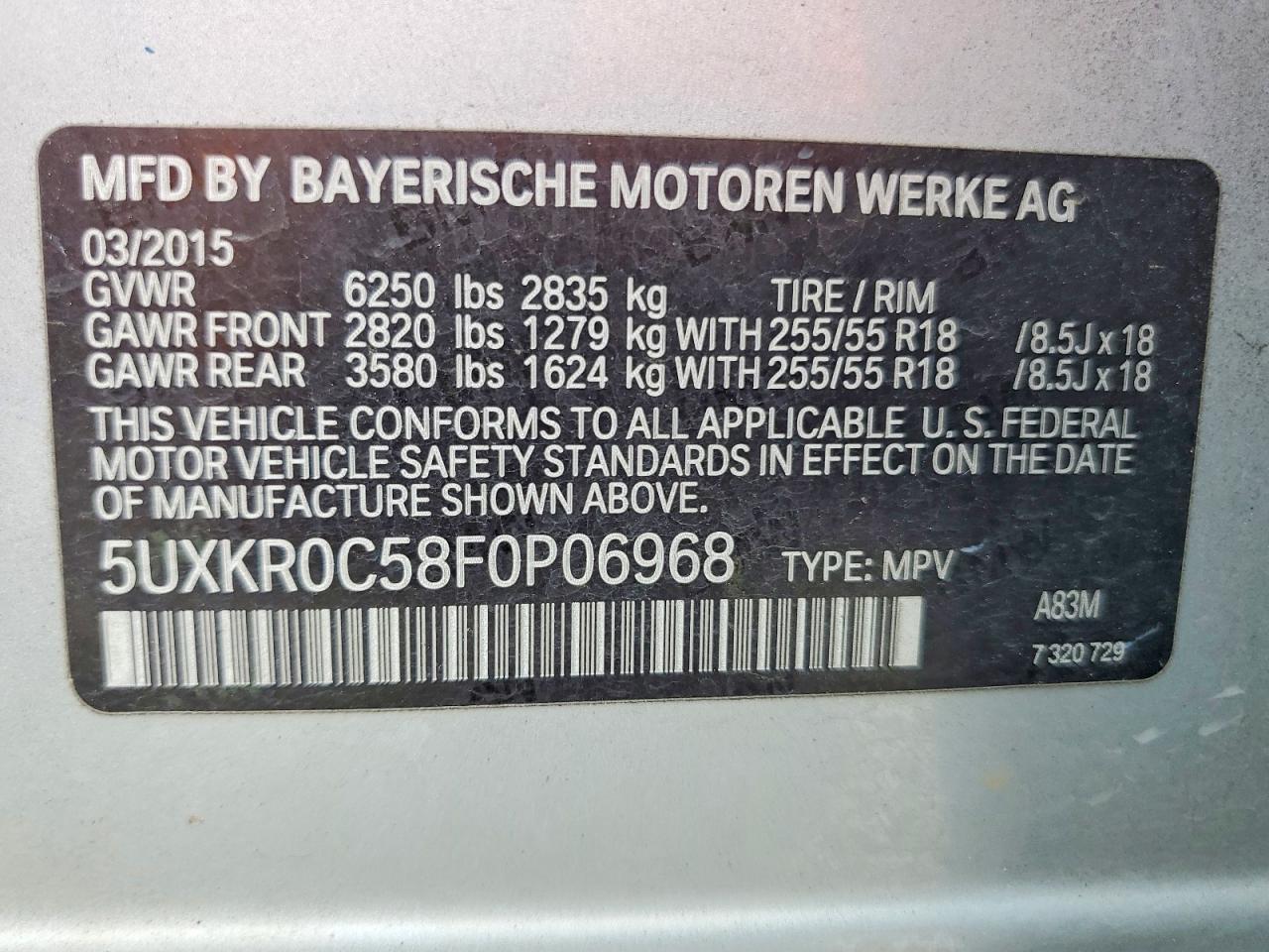 2015 BMW X5