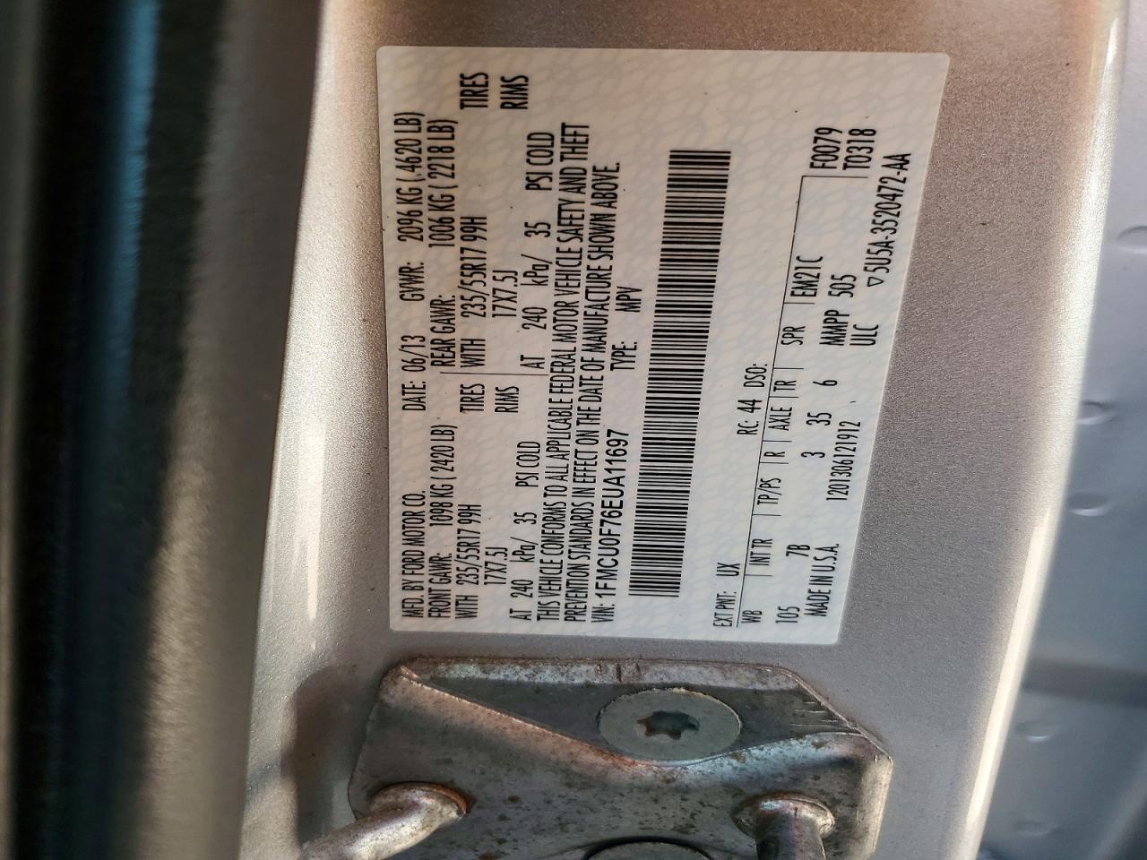 2014 FORD ESCAPE