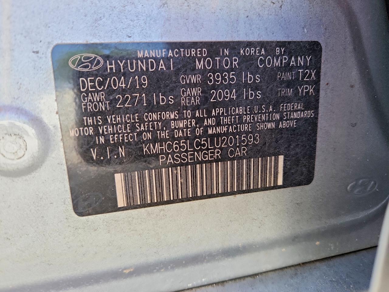 2020 HYUNDAI IONIQ