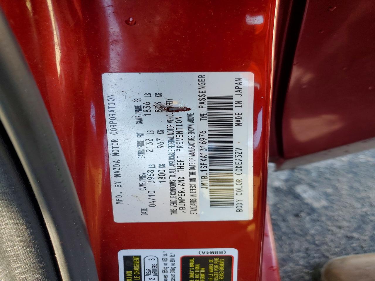 2010 MAZDA 3