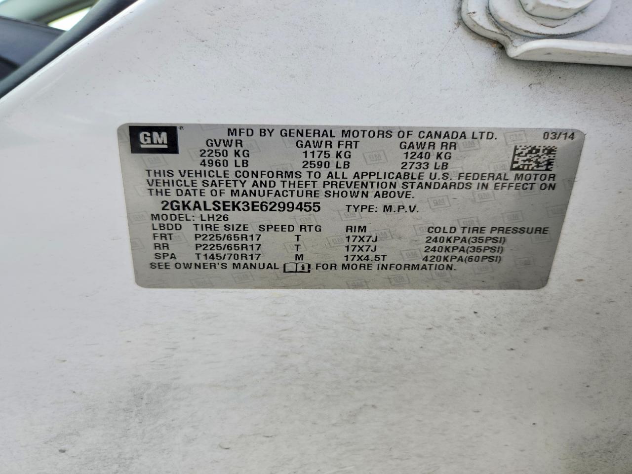 2014 GMC TERRAIN