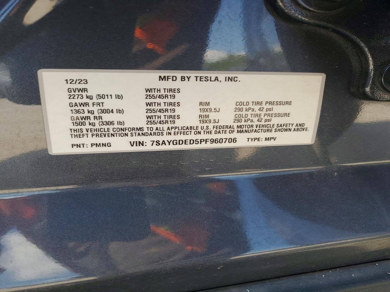2023 TESLA MODEL Y