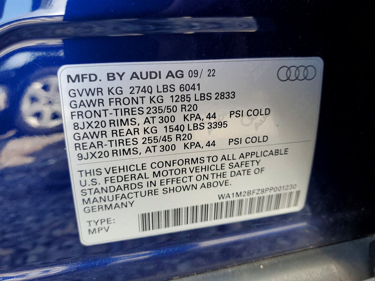 2023 AUDI ALL OTHER