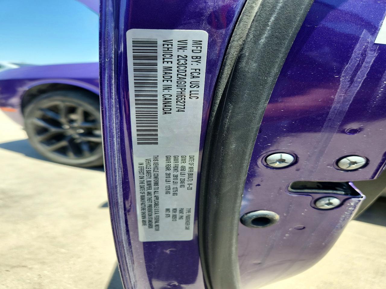 2023 DODGE CHALLENGER