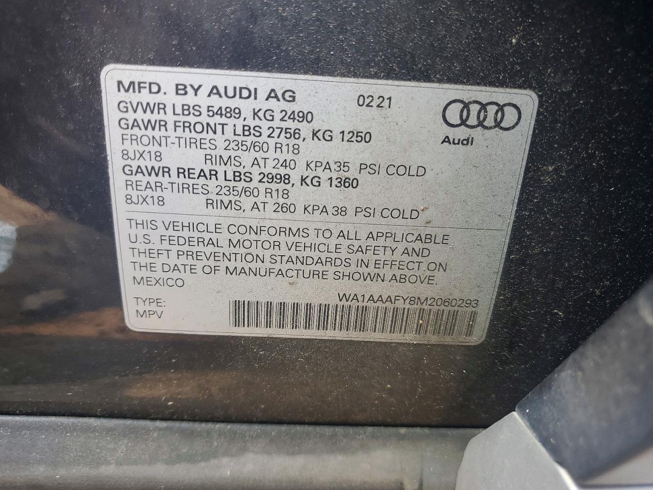 2021 AUDI Q5