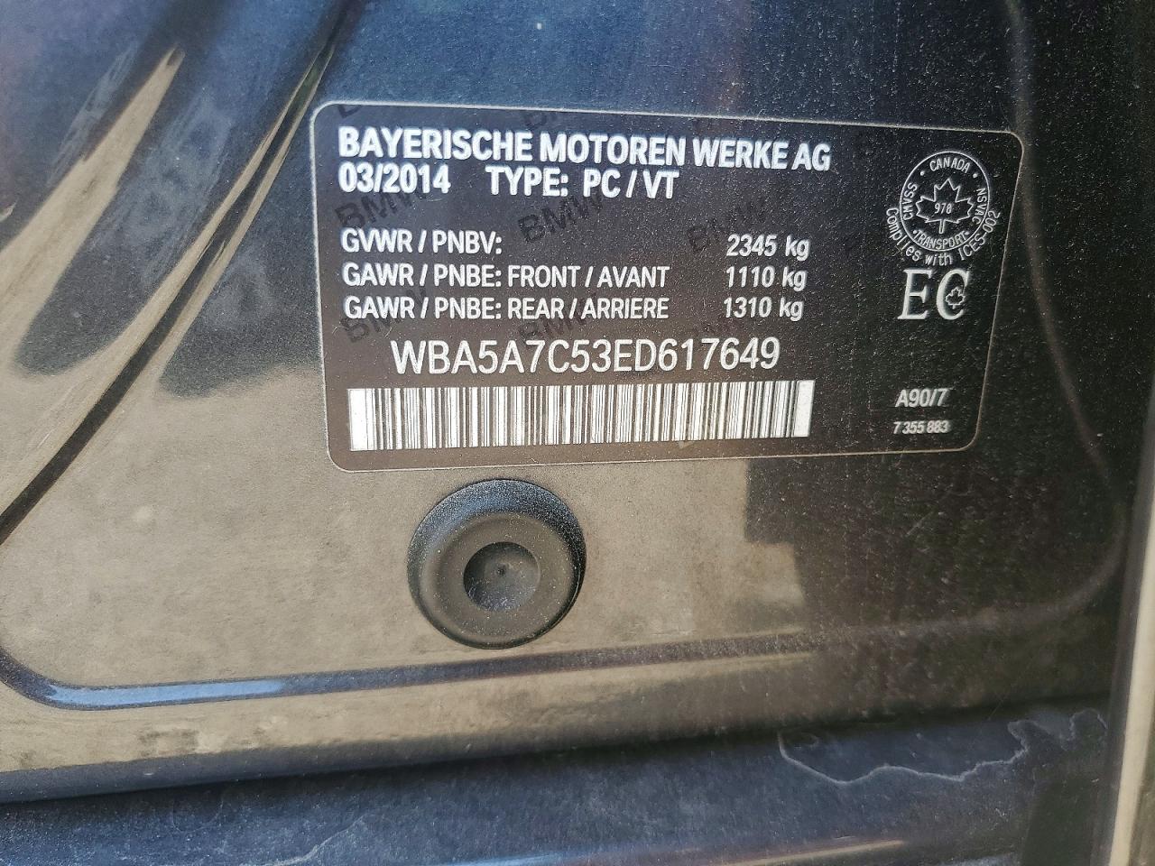 2014 BMW 5 SERIES