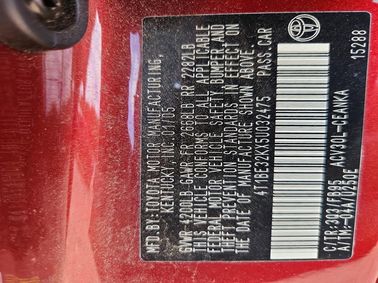 2005 TOYOTA CAMRY