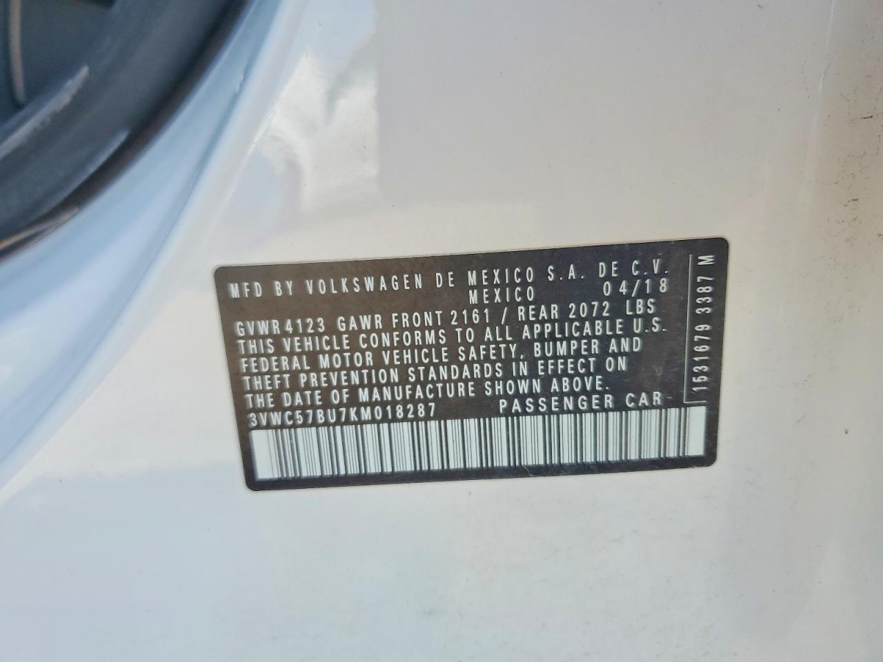 2019 VOLKSWAGEN JETTA