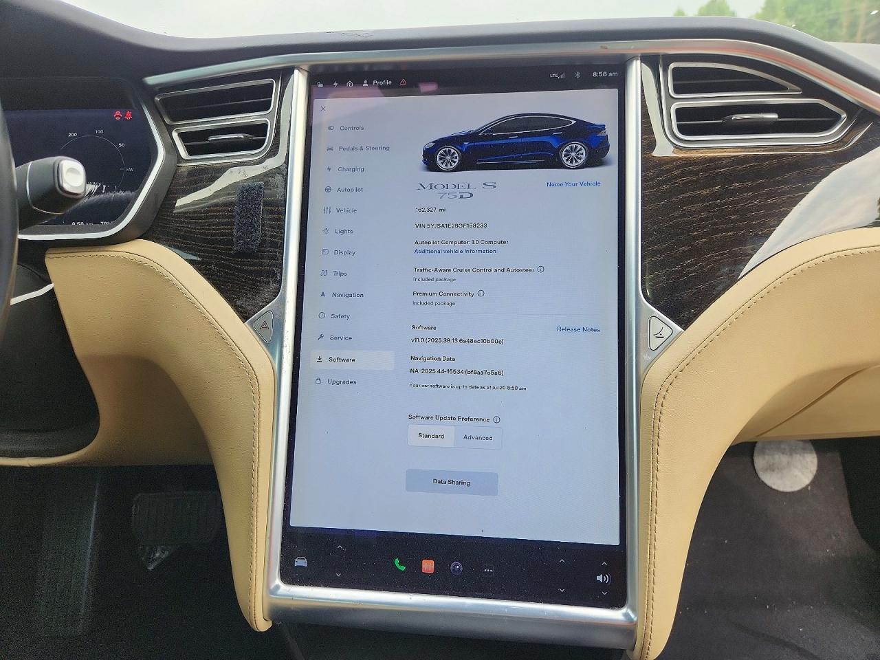 2016 TESLA MODEL S
