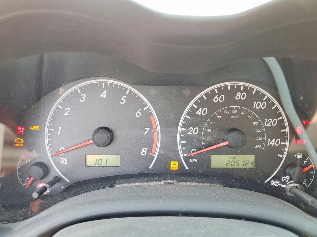 2012 TOYOTA COROLLA