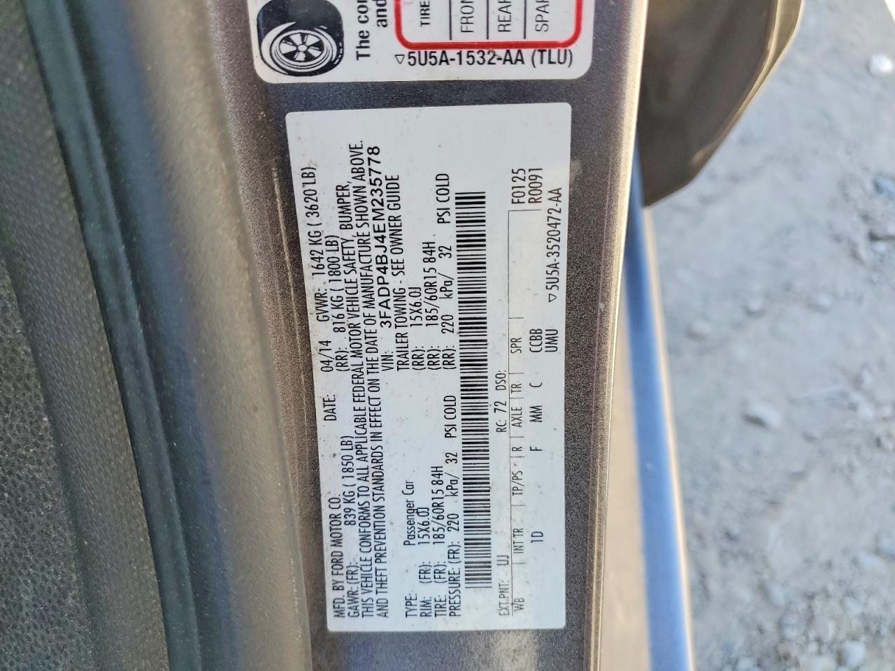 2014 FORD FIESTA