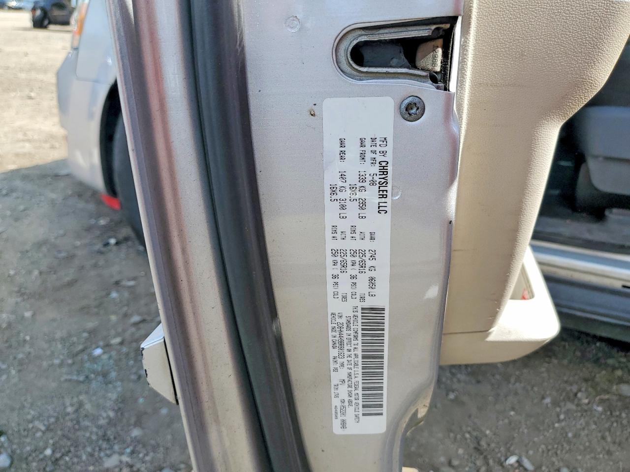2008 DODGE CARAVAN