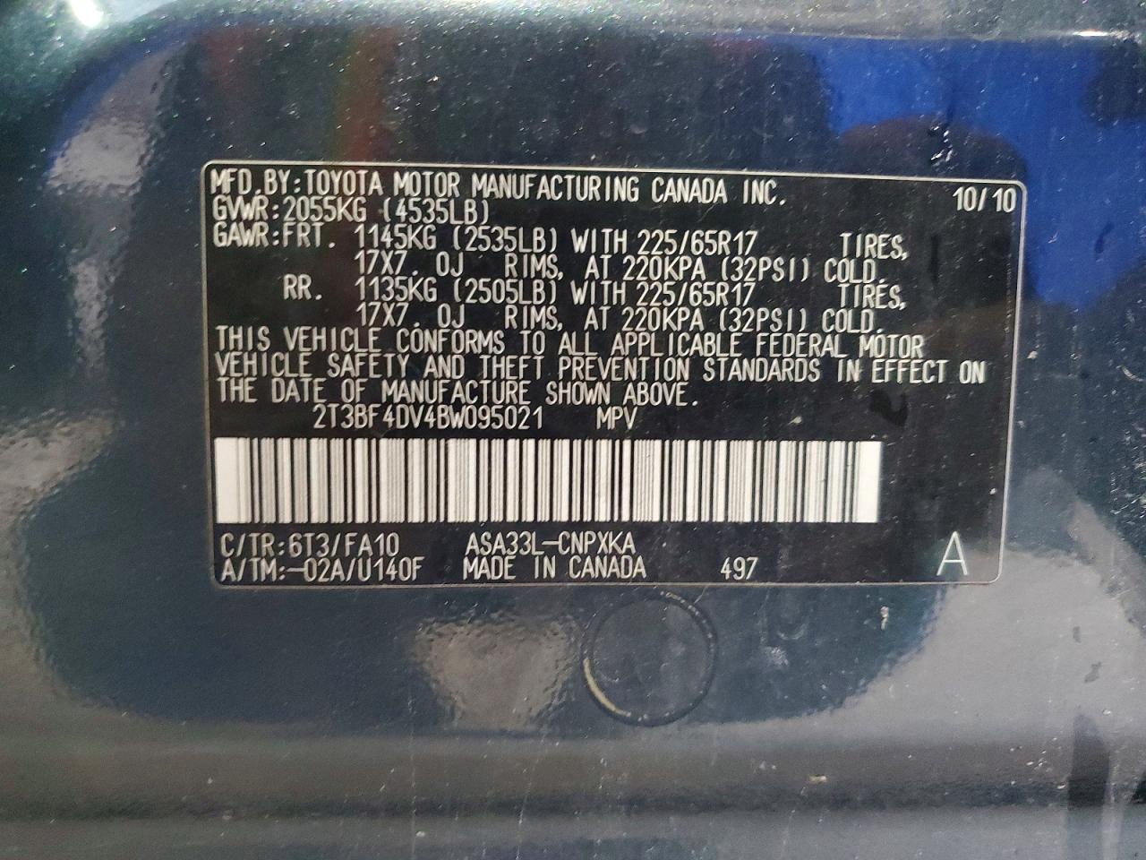 2011 TOYOTA RAV4
