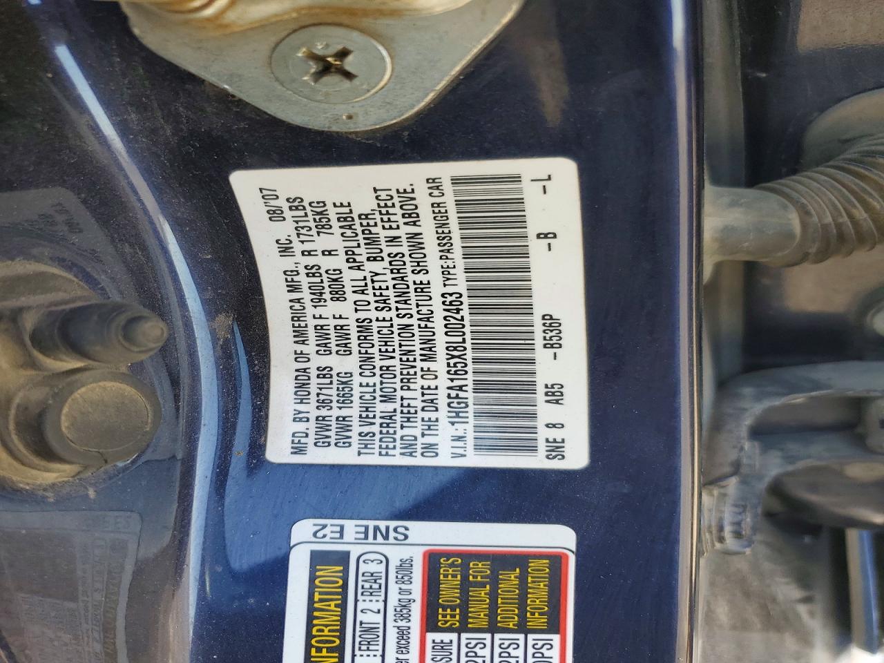2008 HONDA CIVIC