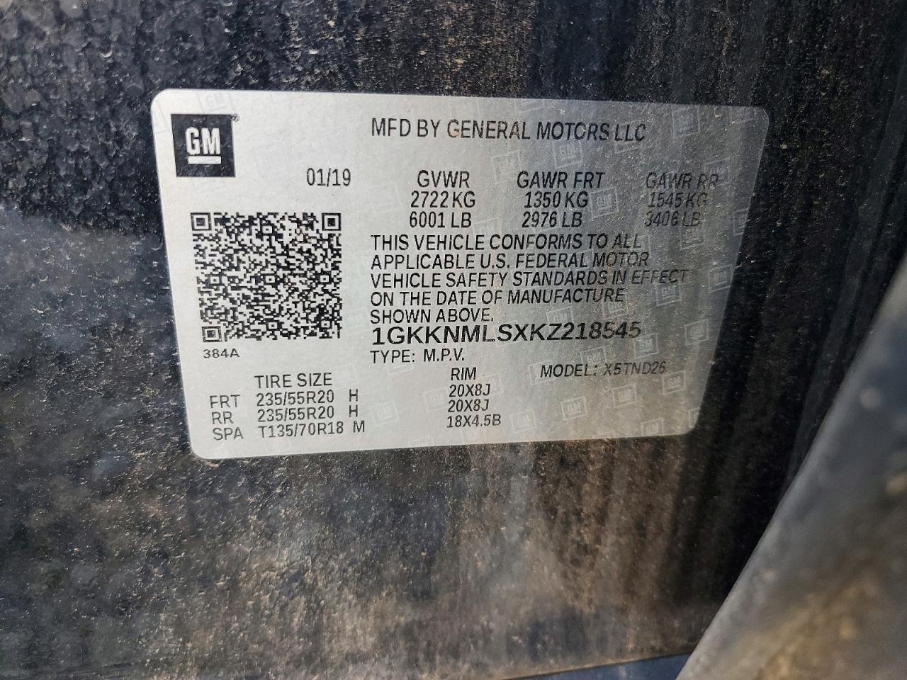 2019 GMC ACADIA