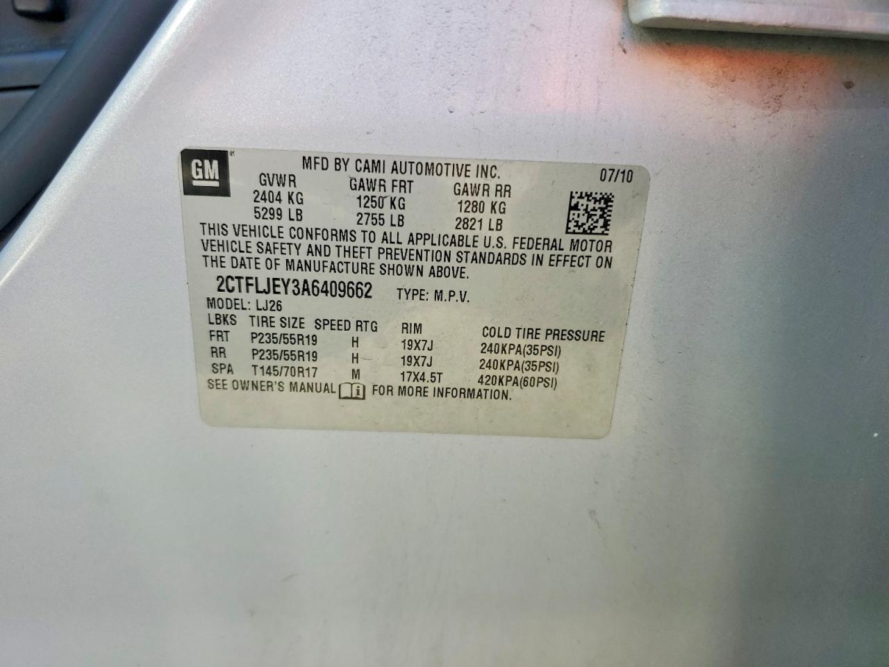 2010 GMC TERRAIN