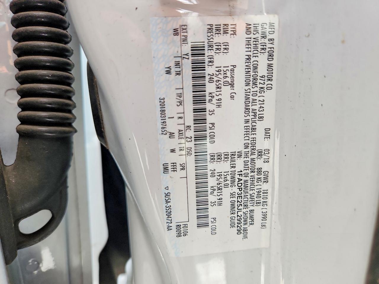 2018 FORD FOCUS