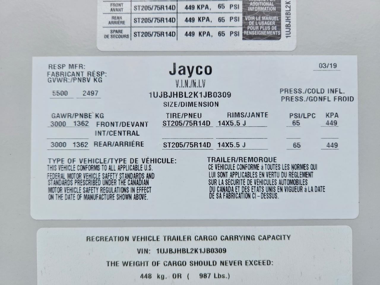 2019 JAYCO JAY FEATHE