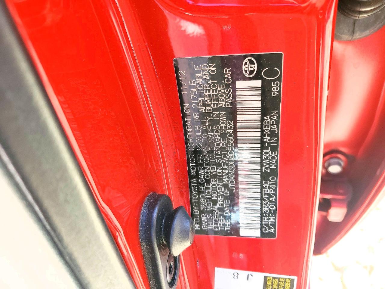 2013 TOYOTA PRIUS