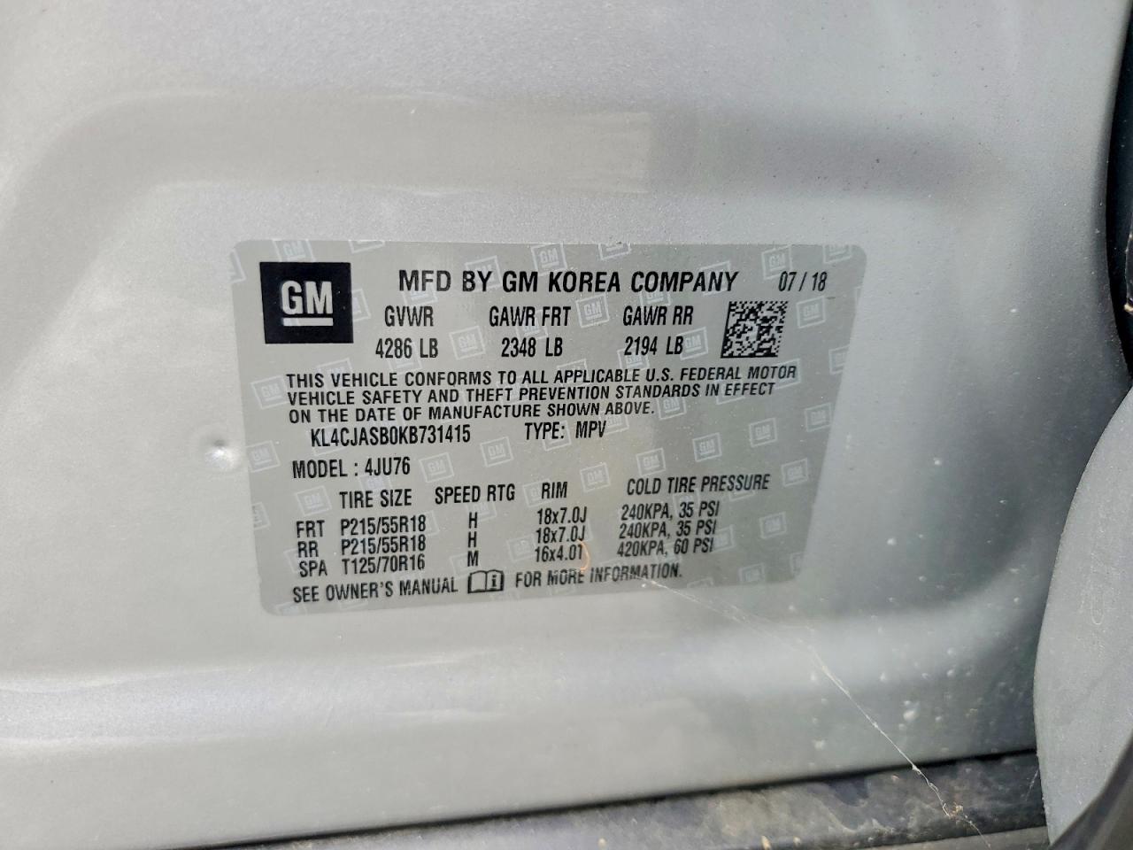 2019 BUICK ENCORE