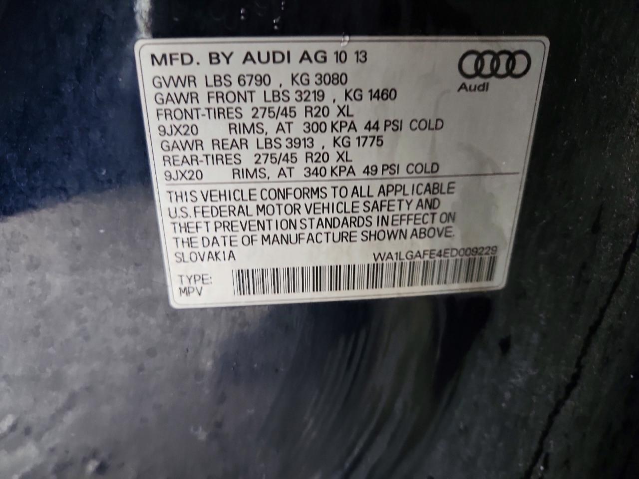 2014 AUDI Q7
