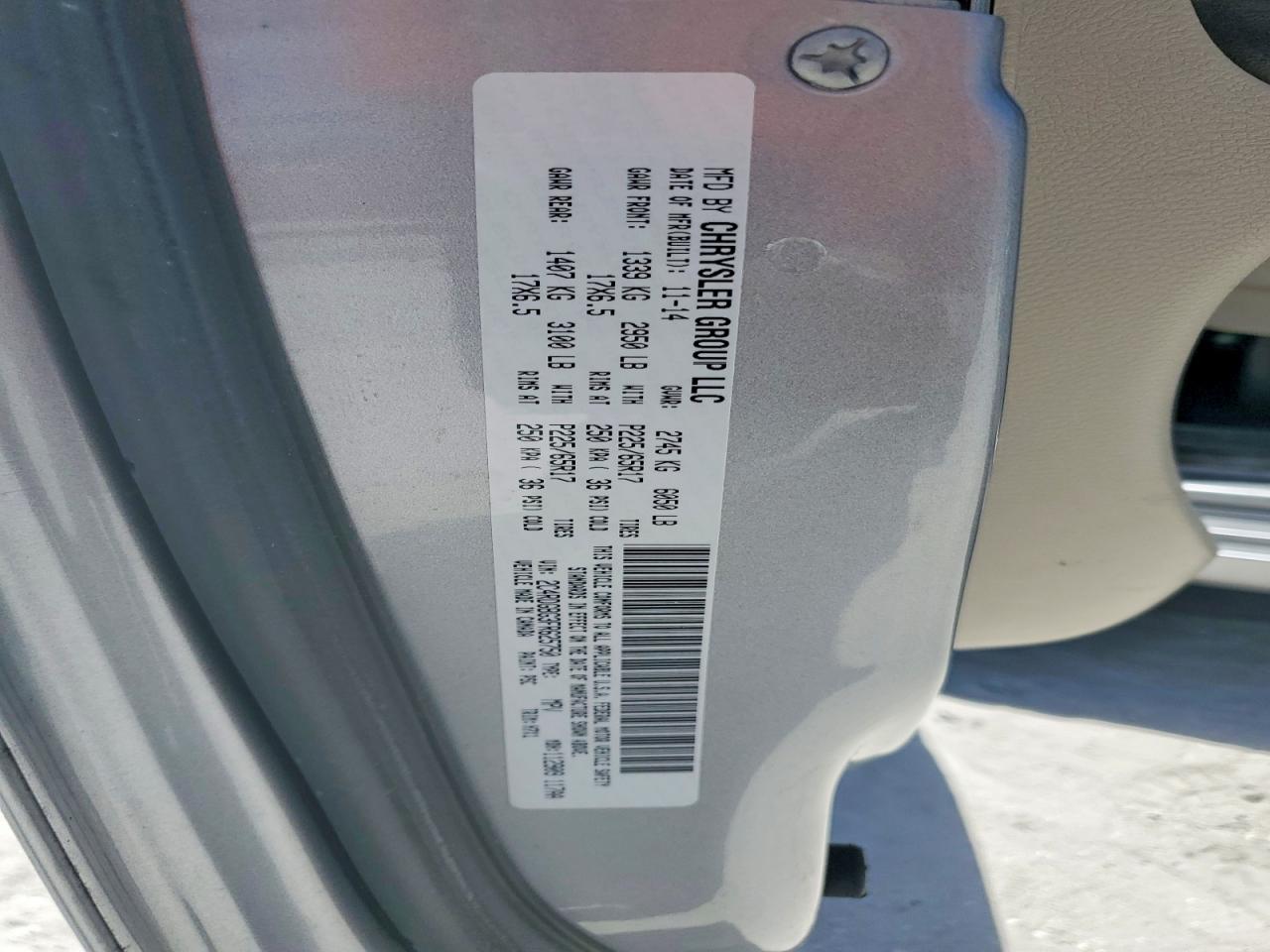 2015 DODGE CARAVAN