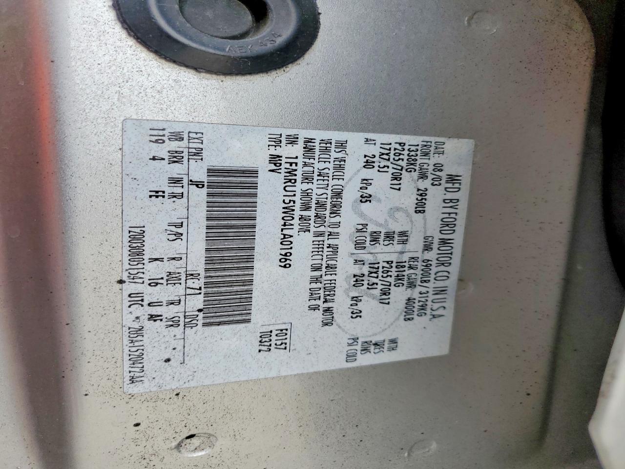 2004 FORD EXPEDITION