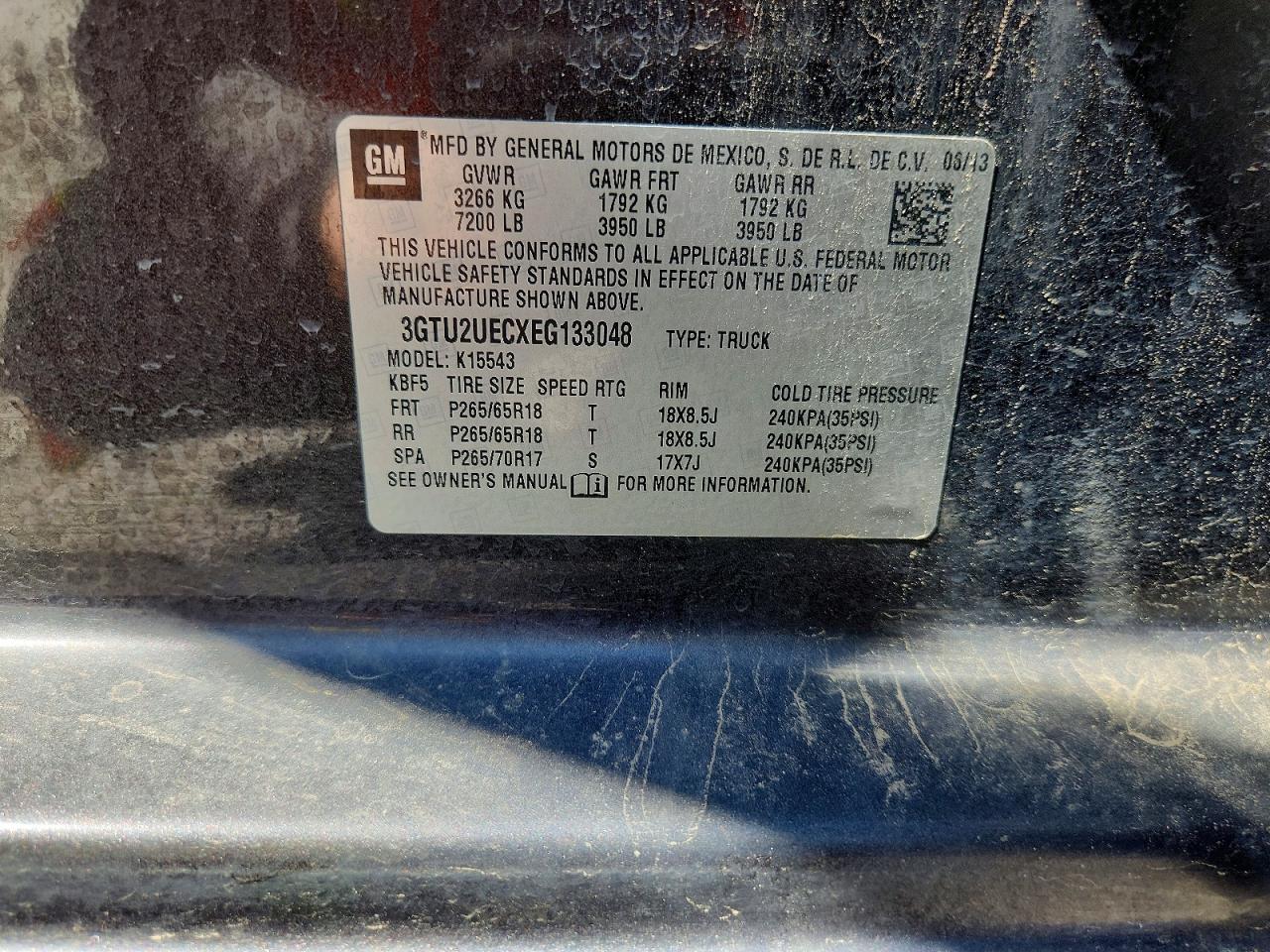 2014 GMC SIERRA