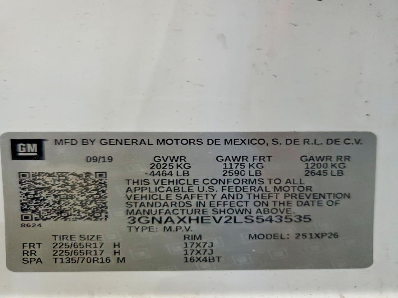 2020 CHEVROLET EQUINOX